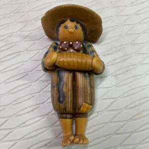 1980'sORIGINAL Christina Mae Risley Resin Figurine Ornament Country Gallery 4.5"
